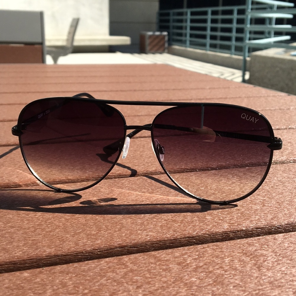 Quay Desi High Key Fade sun glasses